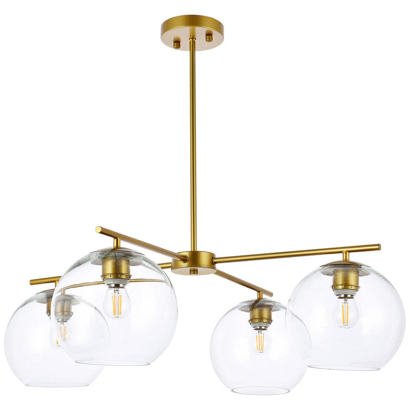 Elegant Lighting Opus 4 Light 31" Chandelier
