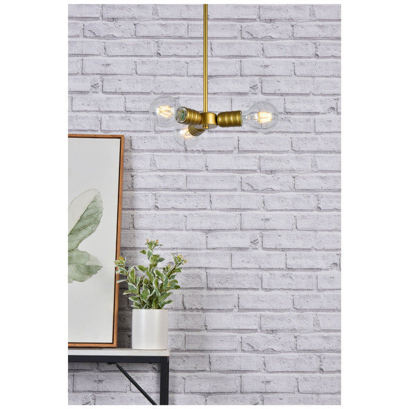 Elegant Lighting Reyes 3 Light 8" Chandelier