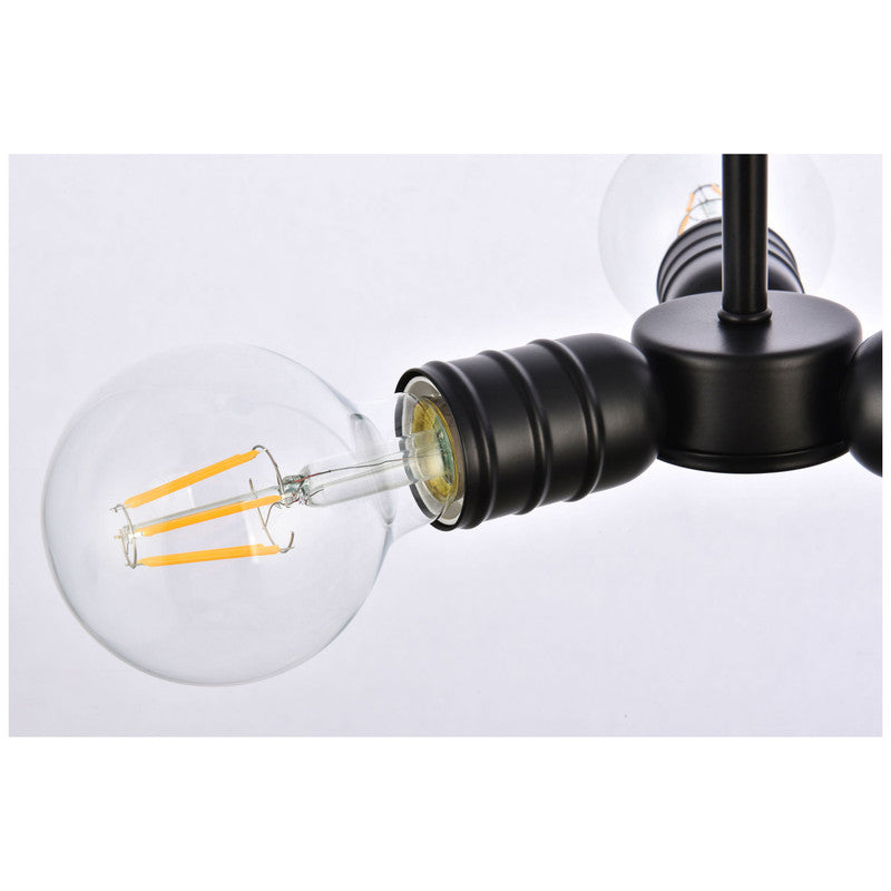 Elegant Lighting Reyes 3 Light 8" Chandelier