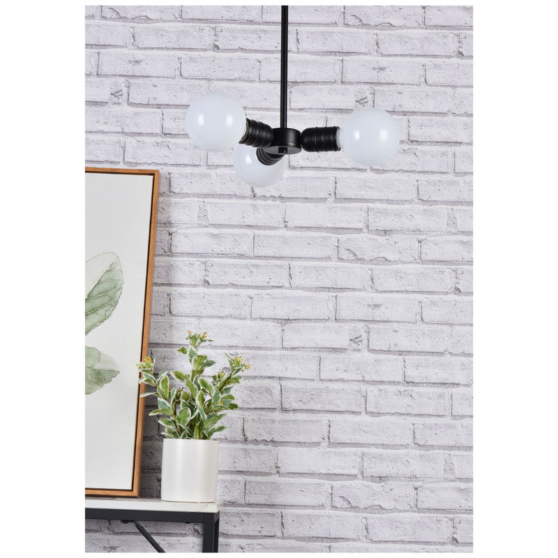 Elegant Lighting Reyes 3 Light 8" Chandelier