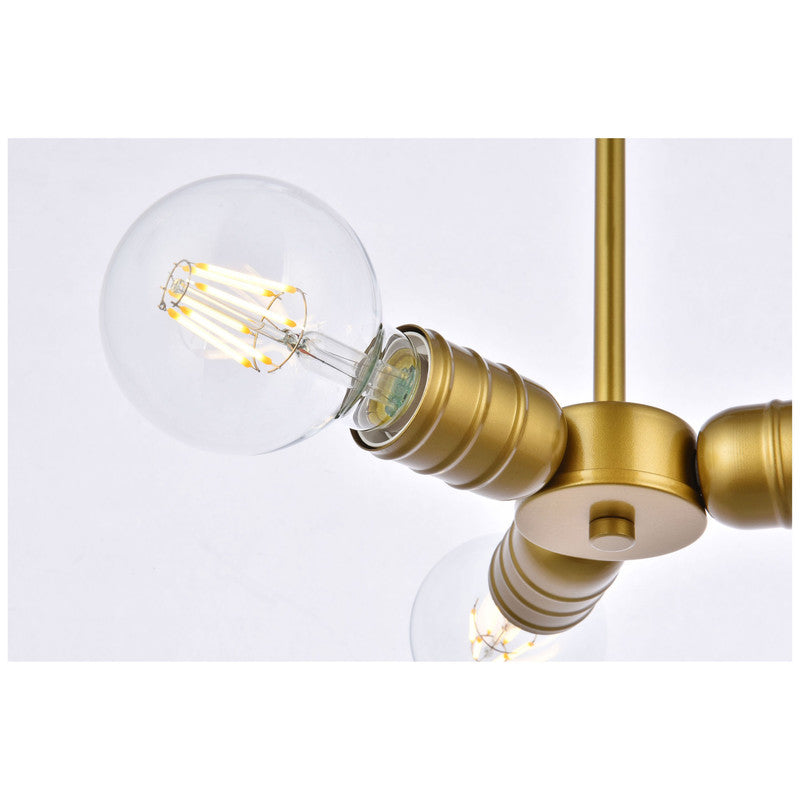 Elegant Lighting Reyes 3 Light 8" Chandelier