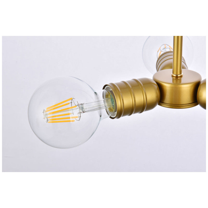 Elegant Lighting Reyes 3 Light 8" Chandelier