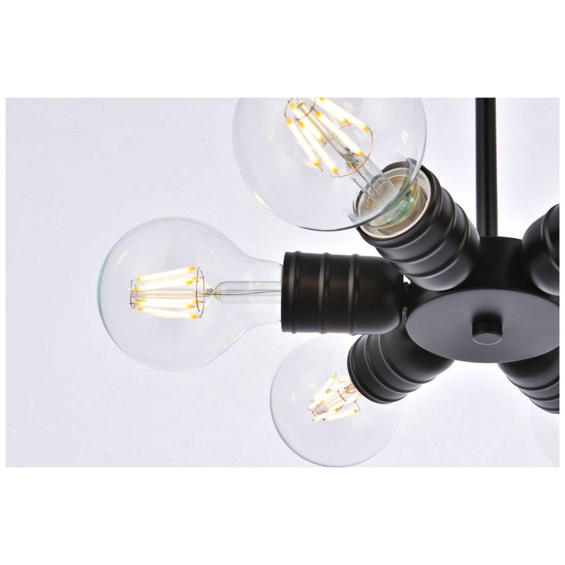 Elegant Lighting Reyes 6 Light 8" Chandelier