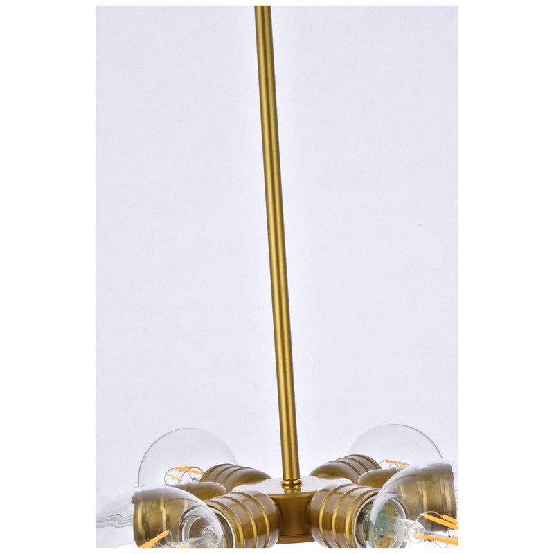 Elegant Lighting Reyes 6 Light 8" Chandelier