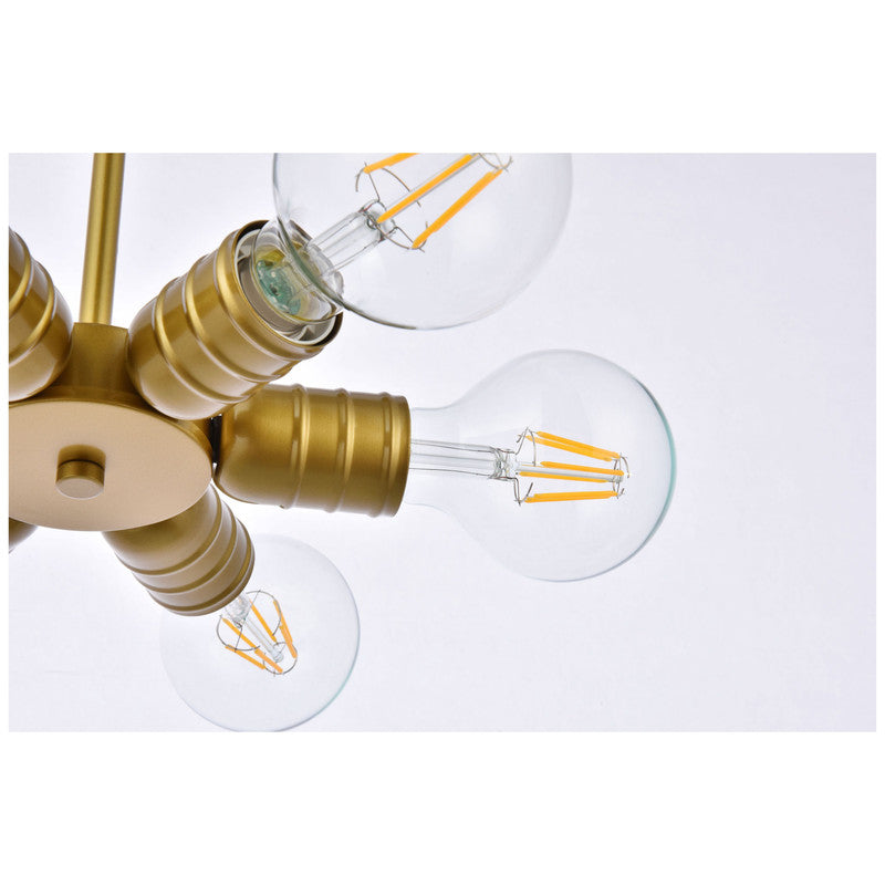 Elegant Lighting Reyes 6 Light 8" Chandelier