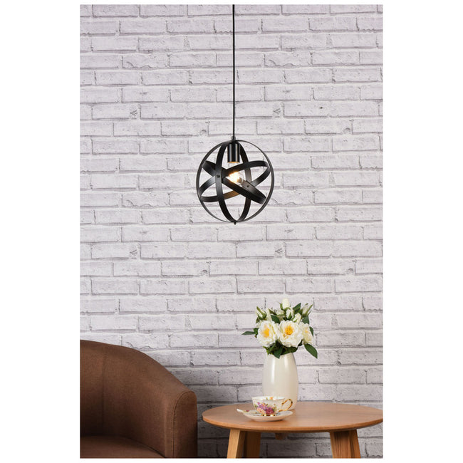 Elegant Lighting Celeste 1 Light 10" Pendant