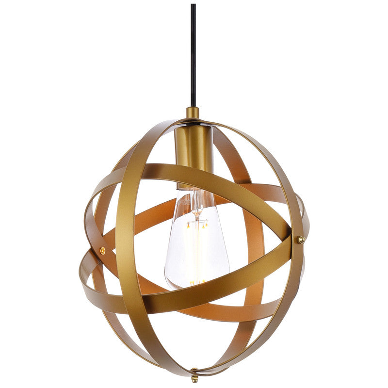 Elegant Lighting Celeste 1 Light 10" Pendant