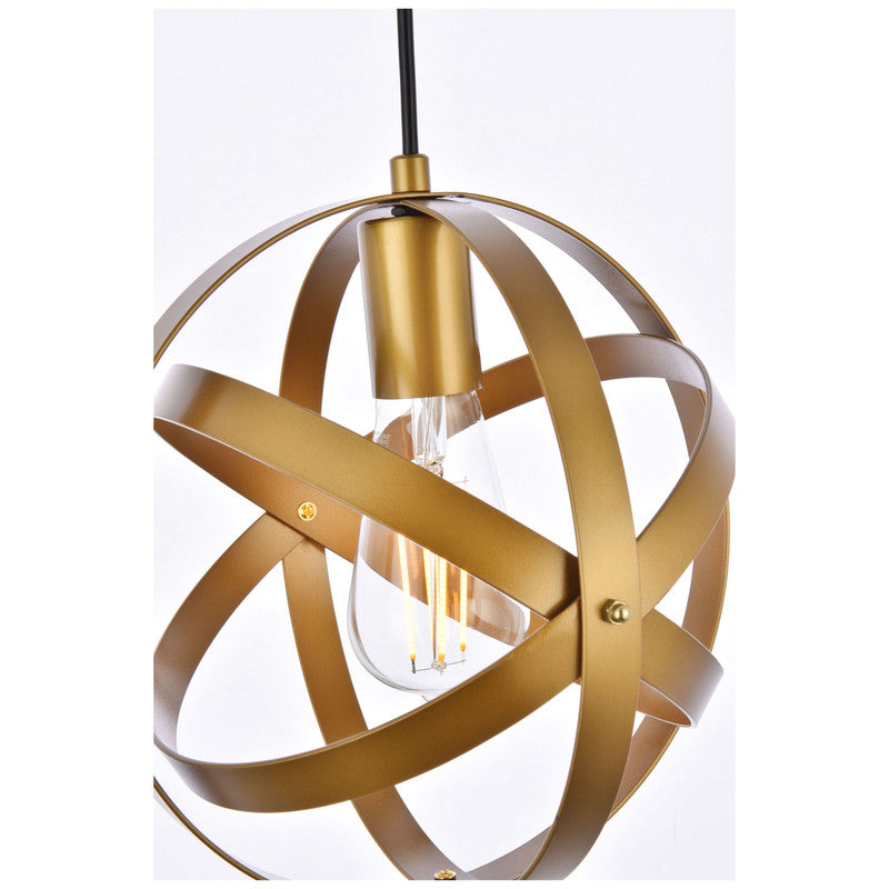 Elegant Lighting Celeste 1 Light 10" Pendant