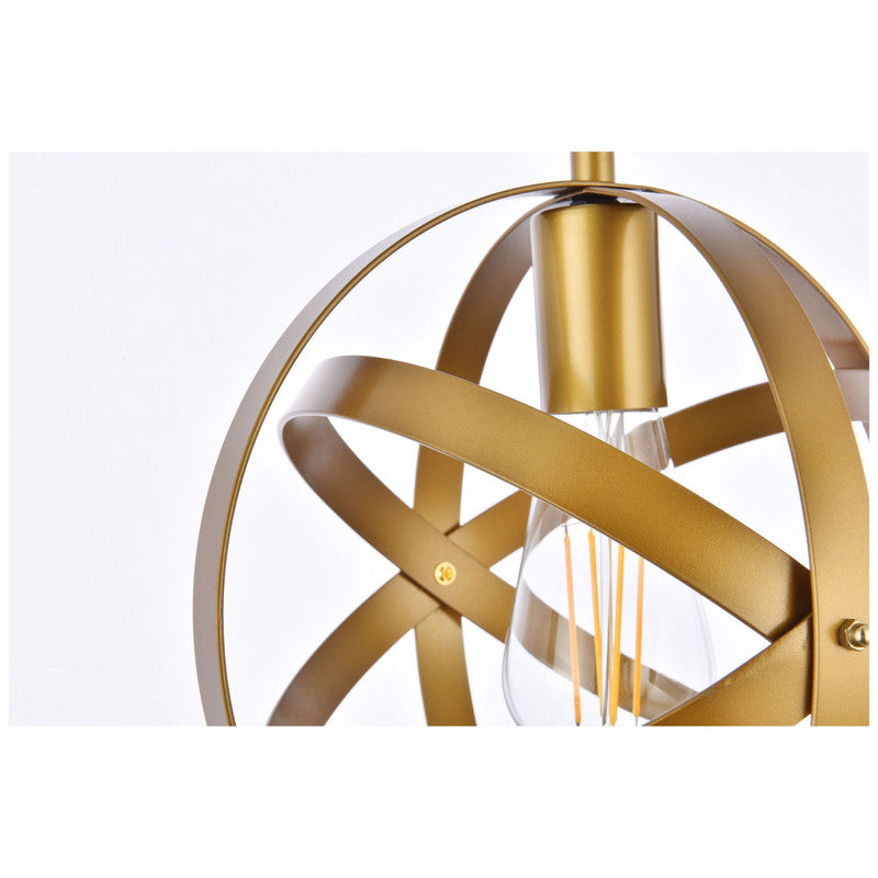 Elegant Lighting Celeste 1 Light 10" Pendant