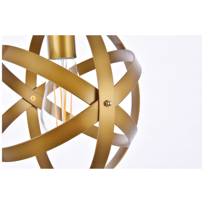 Elegant Lighting Celeste 1 Light 10" Pendant