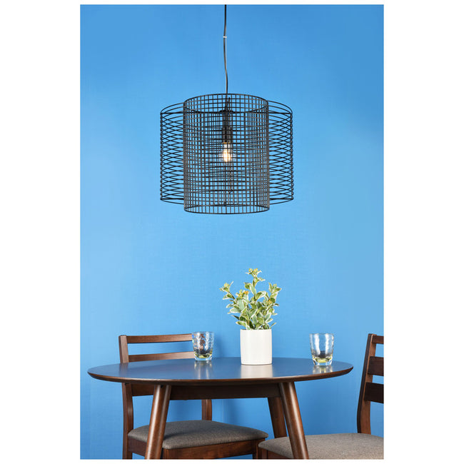 Elegant Lighting Deleon 1 Light 19" Pendant