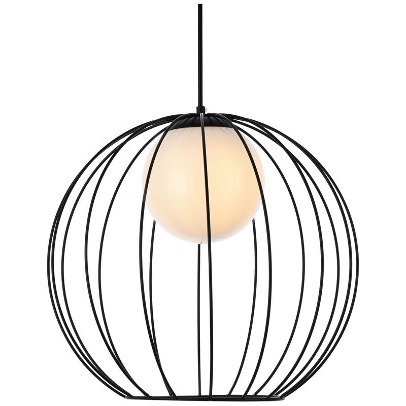 Elegant Lighting Wetzel 1 Light 16" Pendant