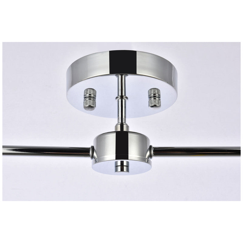 Elegant Lighting Zane 2 Light 22" Flush Mount