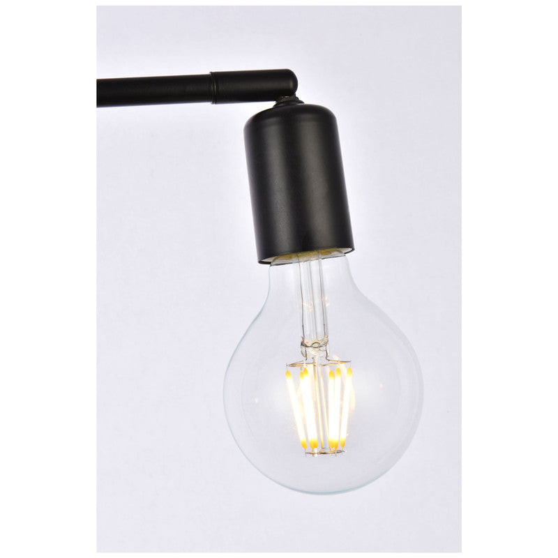 Elegant Lighting Zane 2 Light 22" Flush Mount