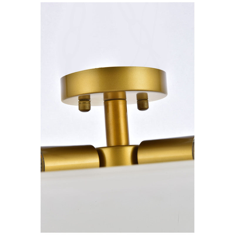 Elegant Lighting Jeanne 3 Light 20" Flush Mount