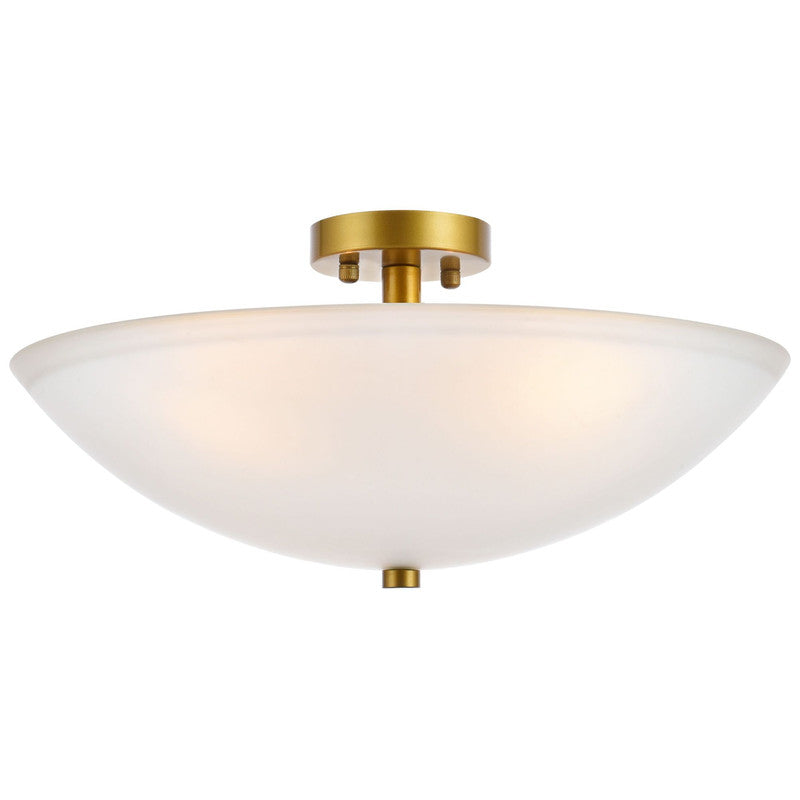 Elegant Lighting Jeanne 3 Light 20" Flush Mount