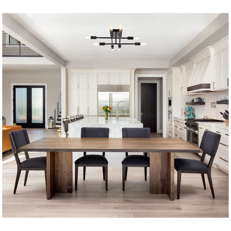 Elegant Lighting Script 8 Light 19" Flush Mount