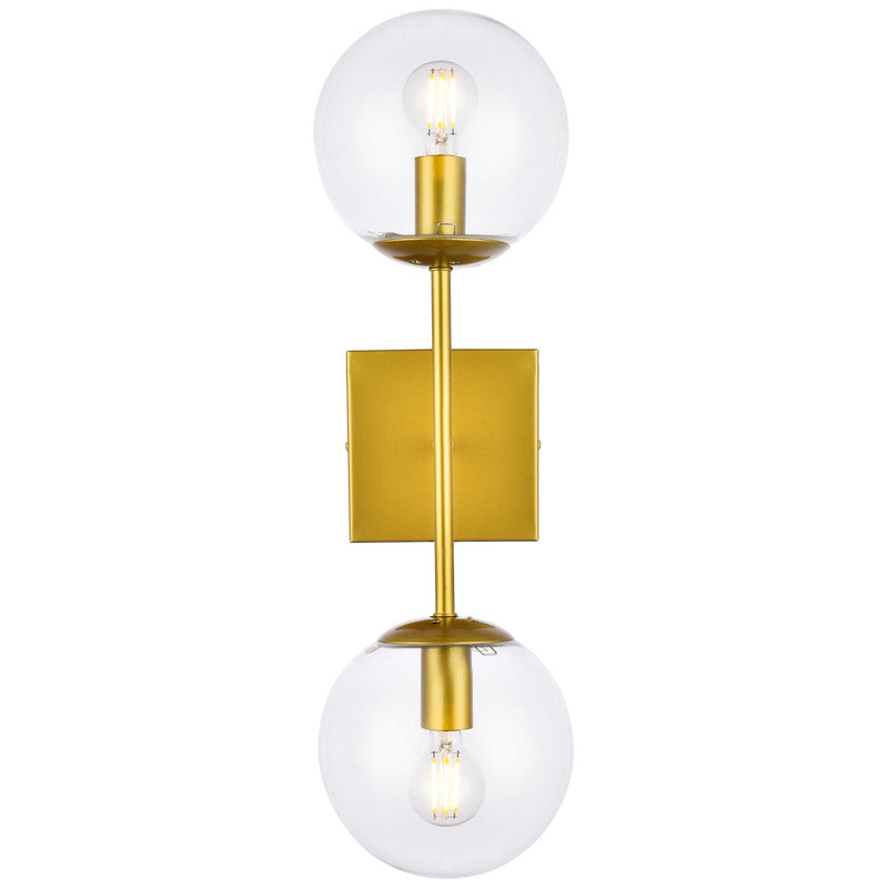 Elegant Lighting Neri 2 Light 7" Wall Sconce