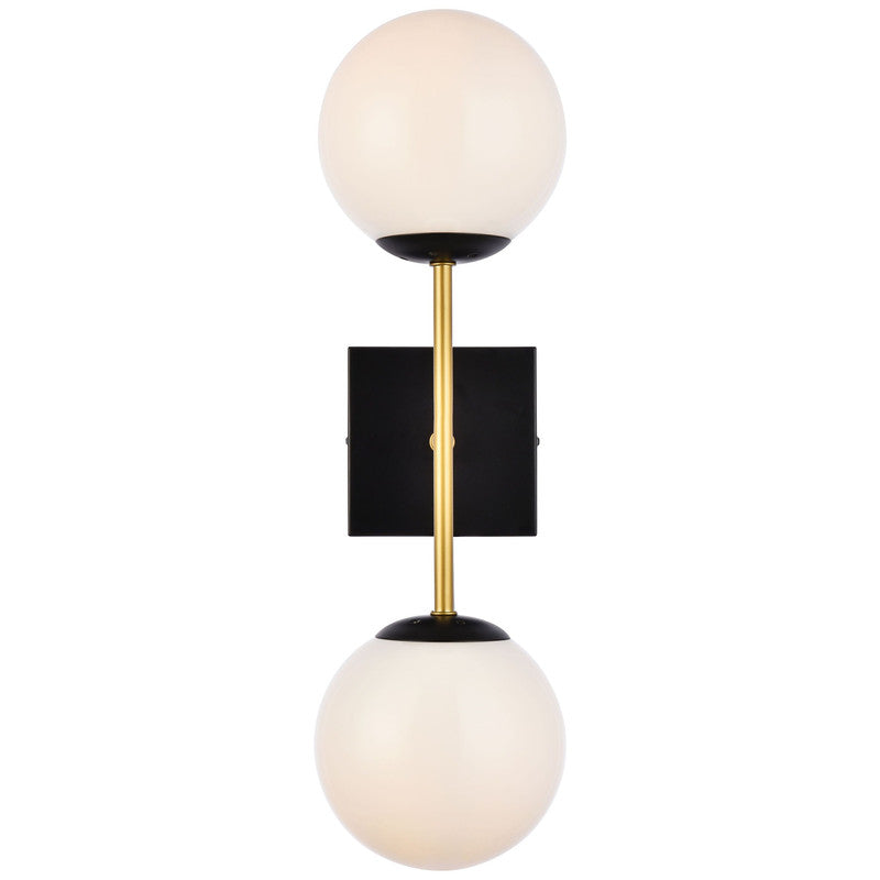 Elegant Lighting Neri 2 Light 7" Wall Sconce