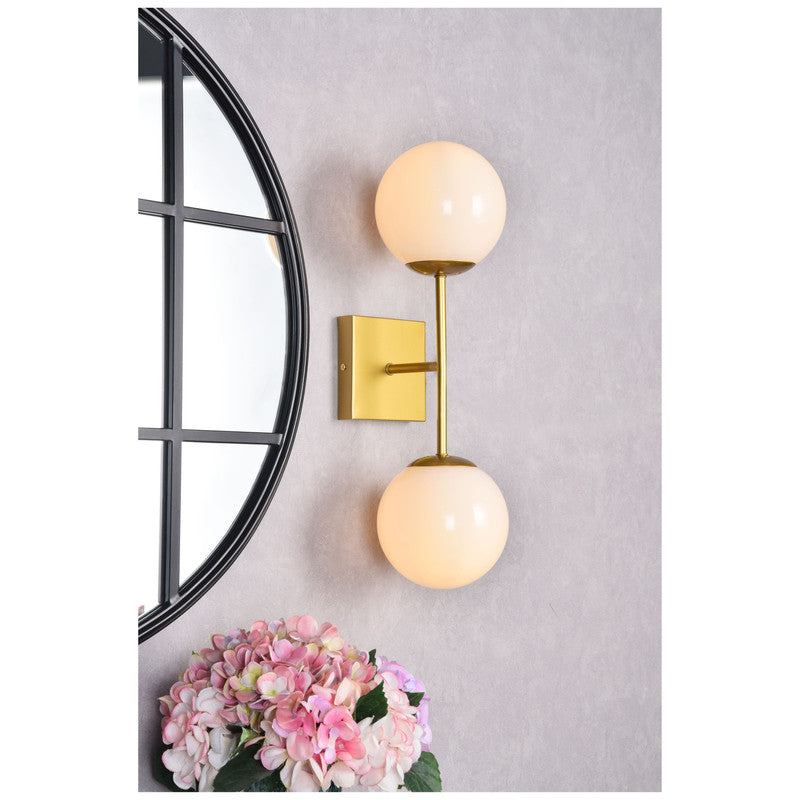 Elegant Lighting Neri 2 Light 7" Wall Sconce