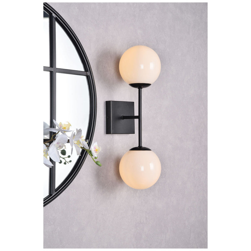 Elegant Lighting Neri 2 Light 7" Wall Sconce