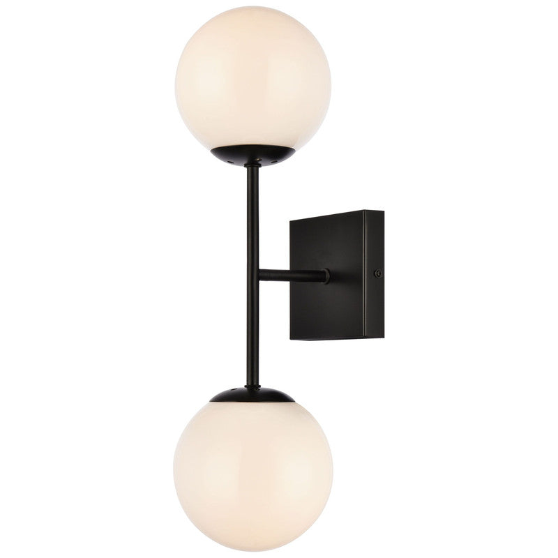 Elegant Lighting Neri 2 Light 7" Wall Sconce