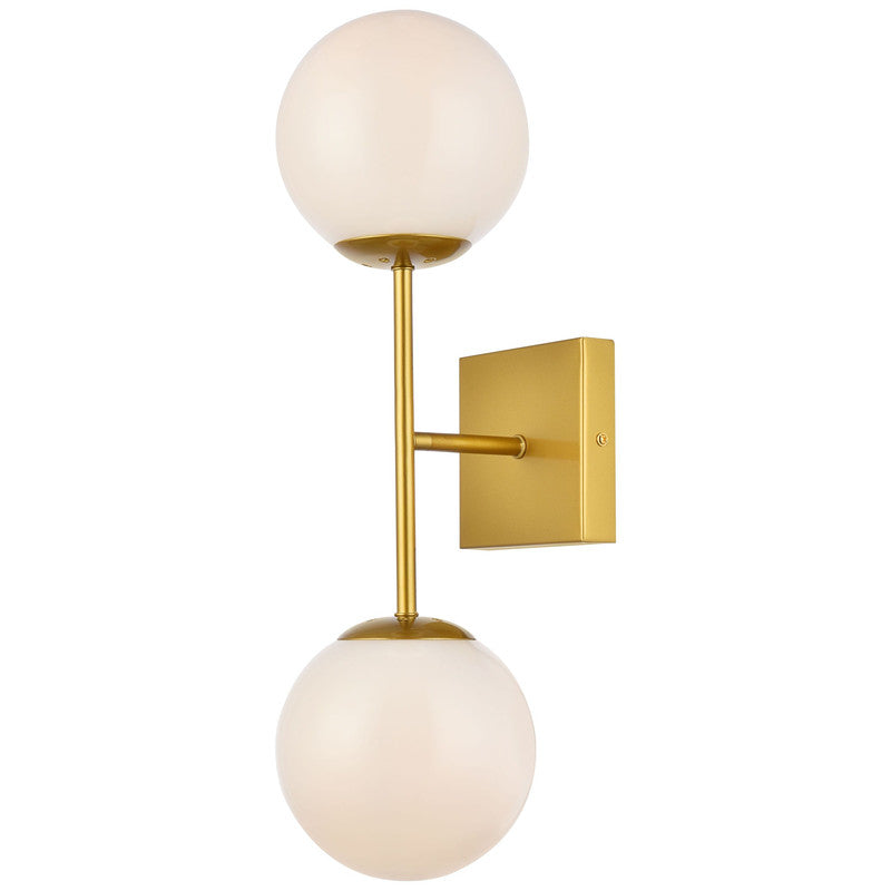 Elegant Lighting Neri 2 Light 7" Wall Sconce