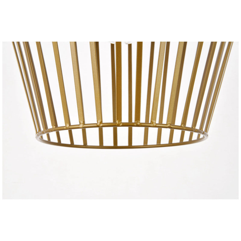 Elegant Lighting Ronnie 1 Light 12" Pendant