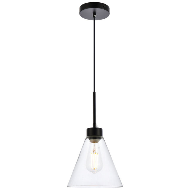 Elegant Lighting Mera 1 Light 8" Pendant