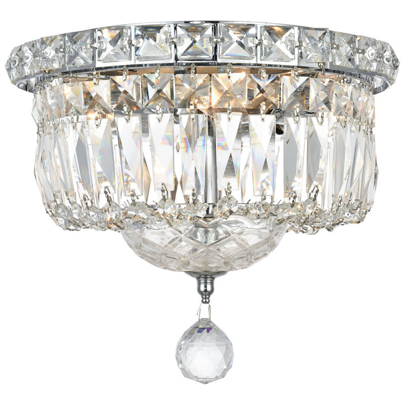 Elegant Lighting LD2528F10C Wiley Collection Flush Mount