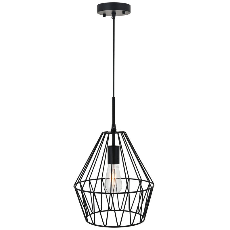 Elegant Lighting Candor 1 Light 11" Pendant