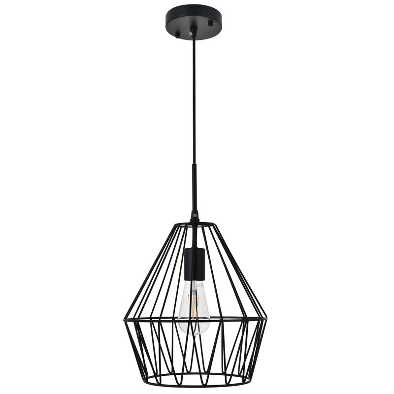 Elegant Lighting Candor 1 Light 11" Pendant