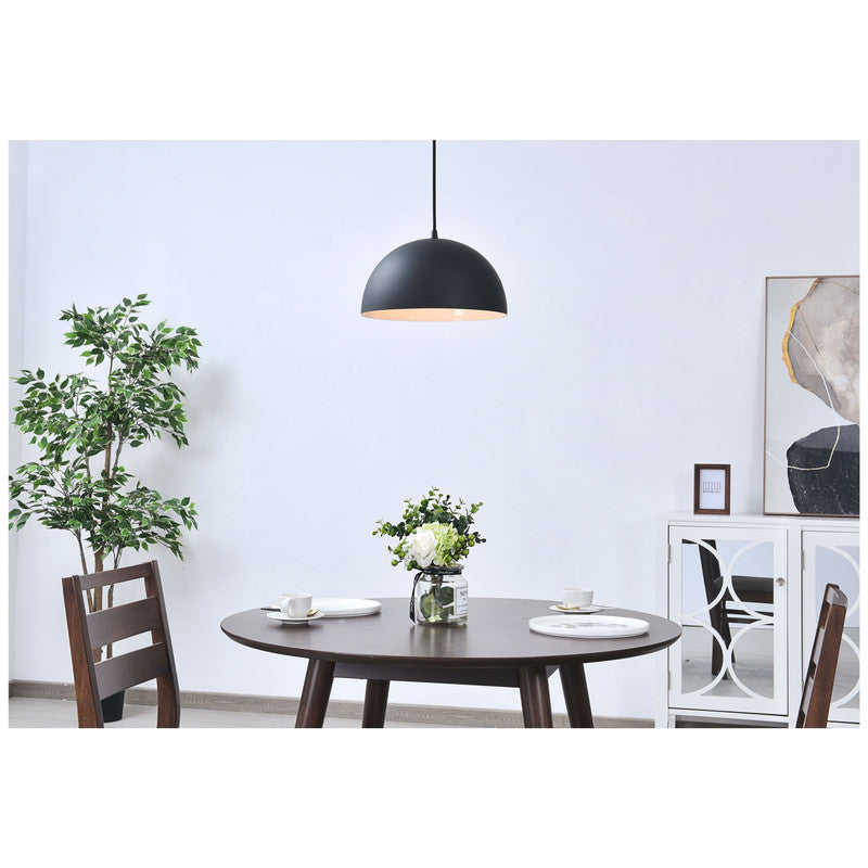 Elegant Lighting Forte 1 Light 12" Pendant