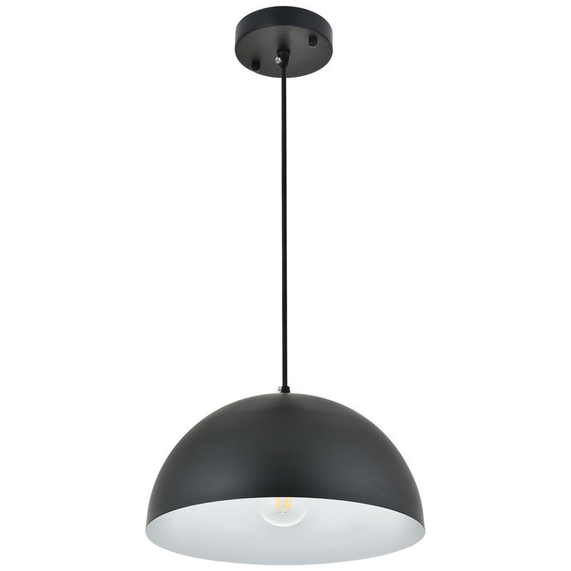Elegant Lighting Forte 1 Light 12" Pendant