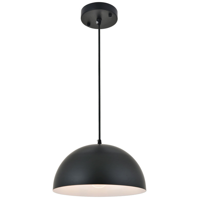 Elegant Lighting Forte 1 Light 12" Pendant