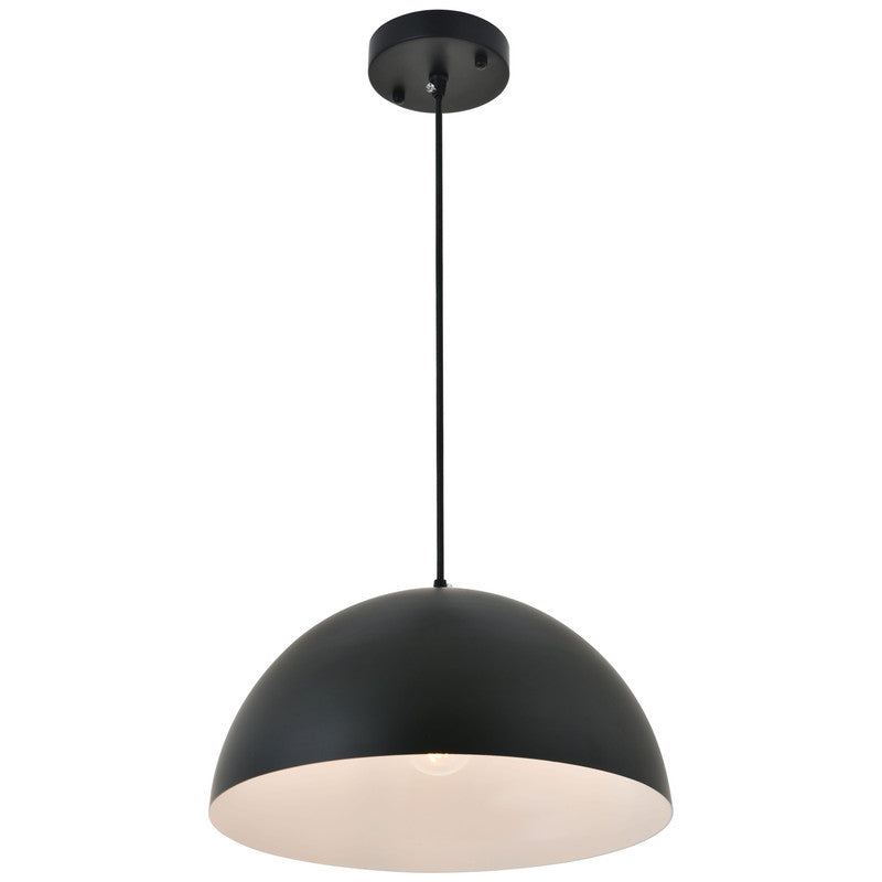Elegant Lighting Forte 1 Light 14" Pendant