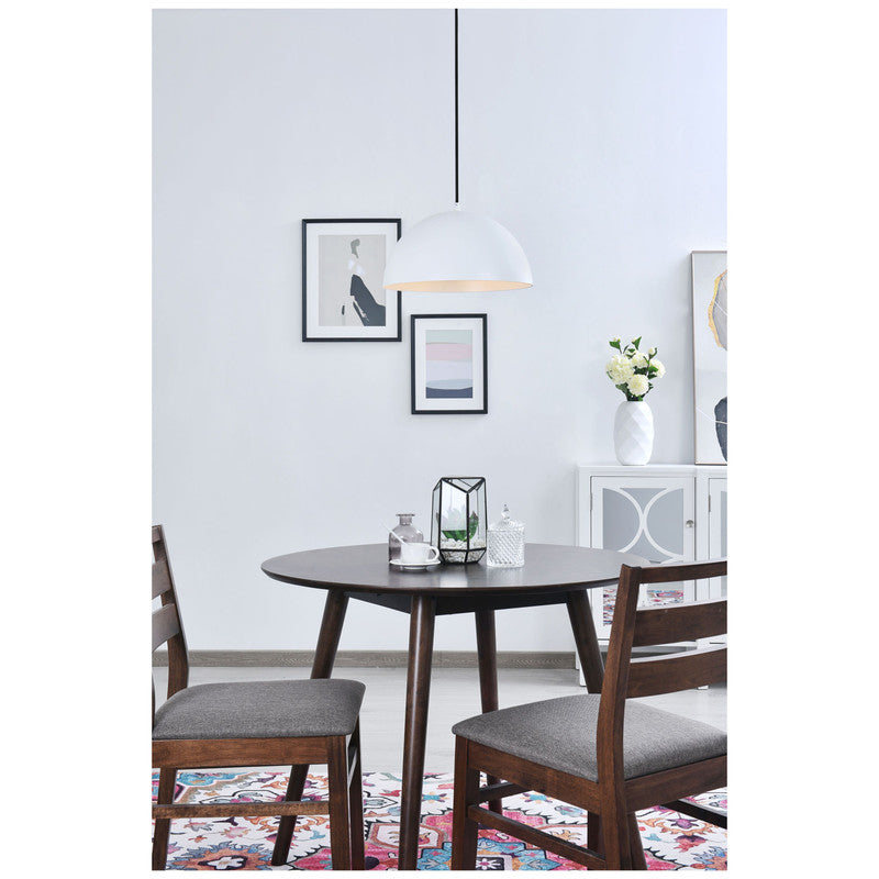 Elegant Lighting Forte 1 Light 14" Pendant