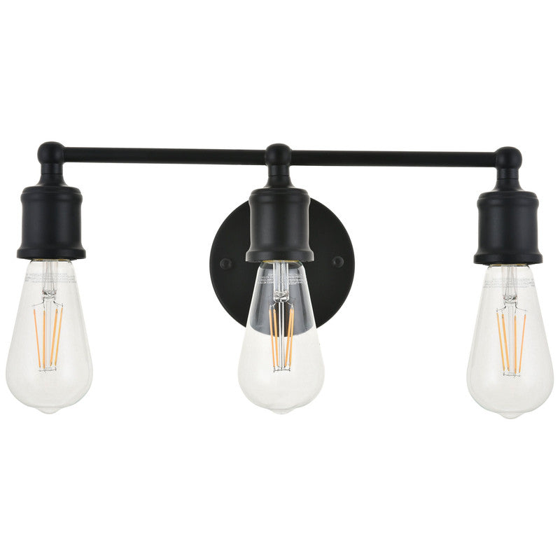 Elegant Lighting Serif 3 Light 15" Vanity Light
