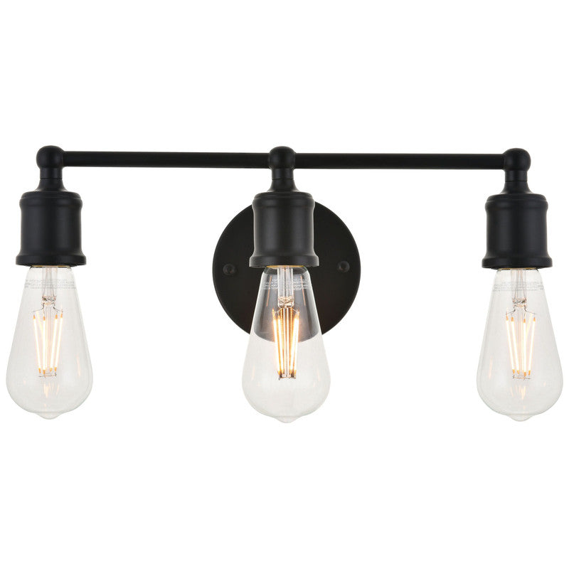 Elegant Lighting Serif 3 Light 15" Vanity Light