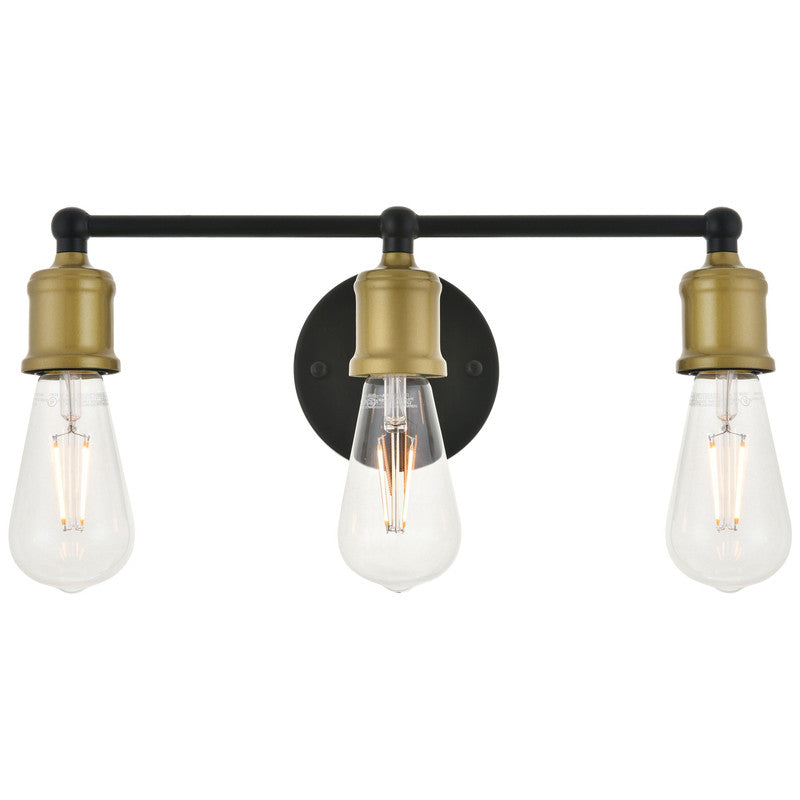 Elegant Lighting Serif 3 Light 15" Vanity Light