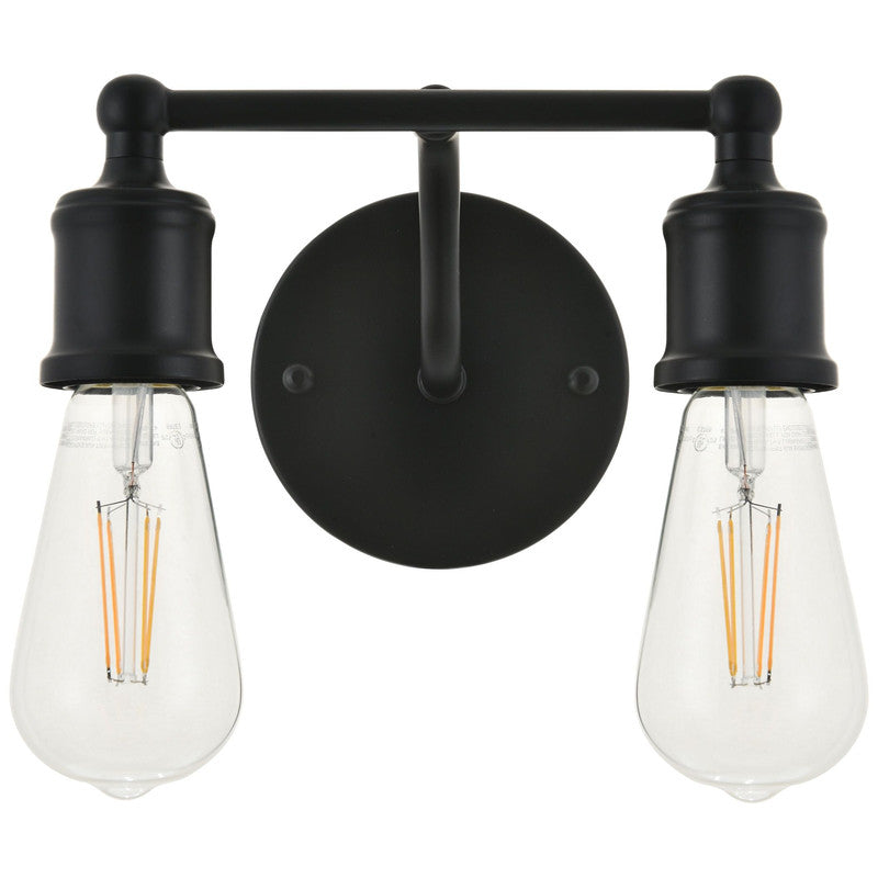 Elegant Lighting Serif 2 Light 9" Vanity Light