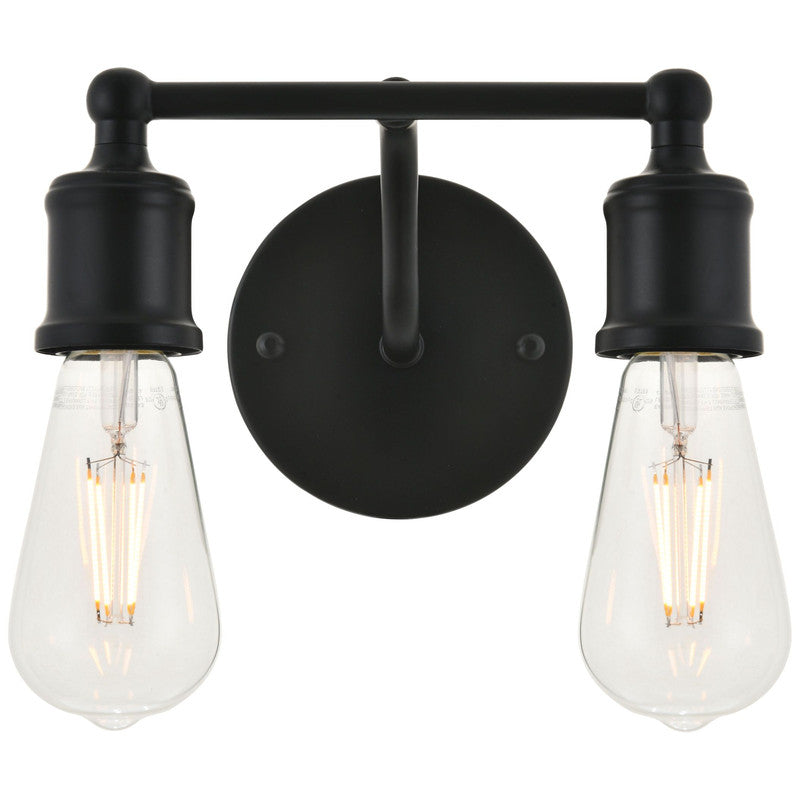 Elegant Lighting Serif 2 Light 9" Vanity Light