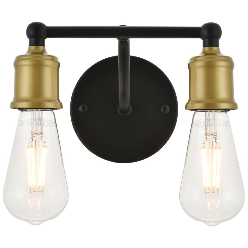 Elegant Lighting Serif 2 Light 9" Vanity Light