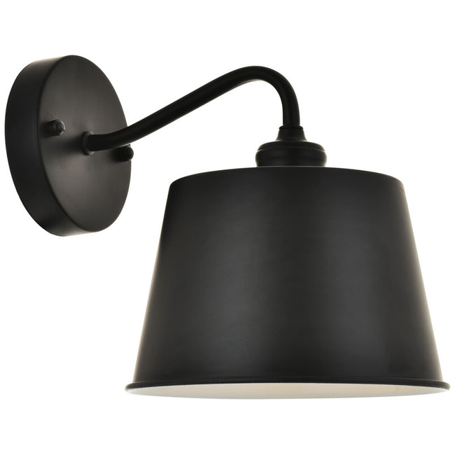 Elegant Lighting Nota 1 Light 8" Wall Sconce with Metal Shade