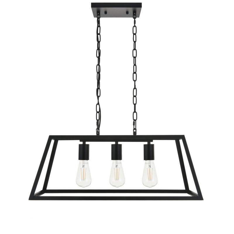 Elegant Lighting Resolute 3 Light 25" Chandelier