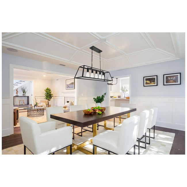 Elegant Lighting Resolute 5 Light 38" Chandelier