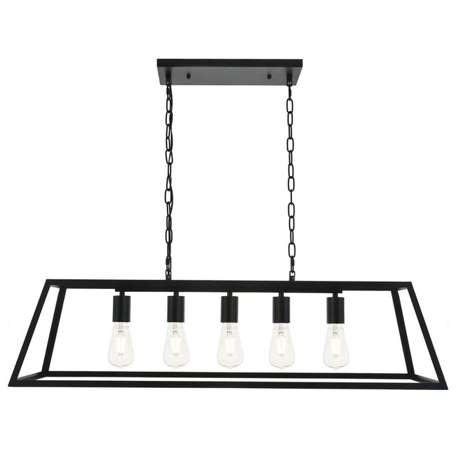 Elegant Lighting Resolute 5 Light 38" Chandelier