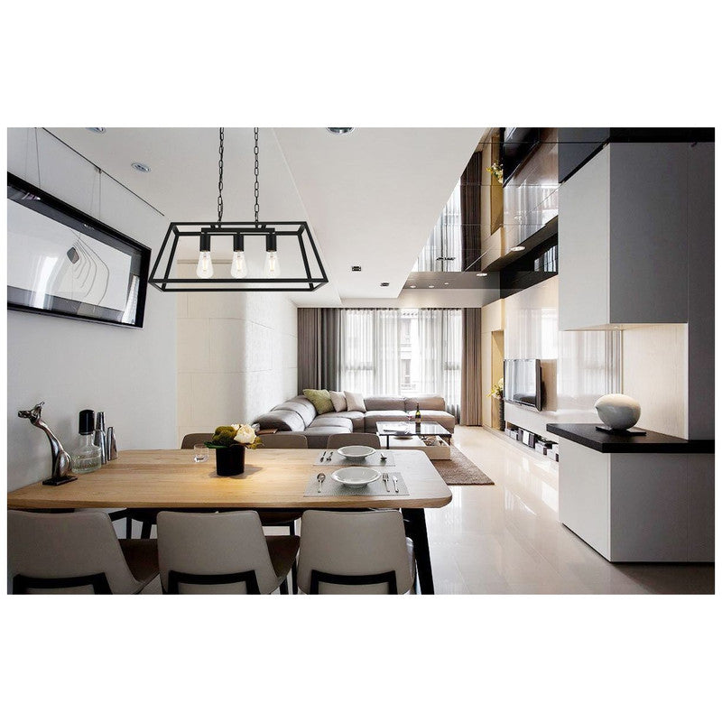 Elegant Lighting Resolute 3 Light 25" Chandelier