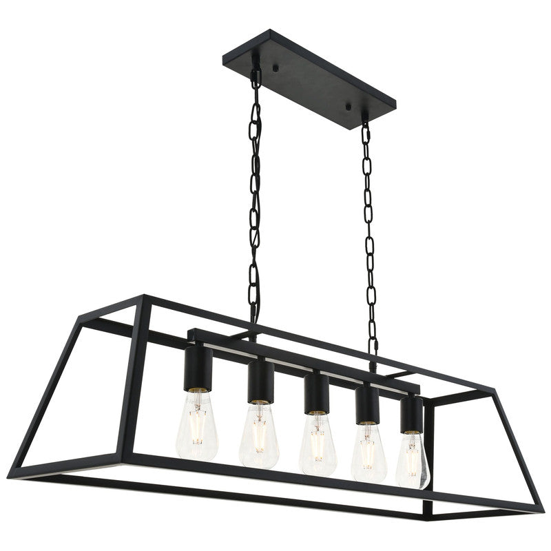 Elegant Lighting Resolute 5 Light 38" Chandelier
