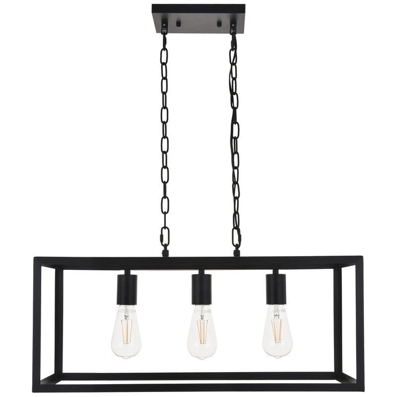 Elegant Lighting Resolute 3 Light 25" Chandelier - LD4063D25